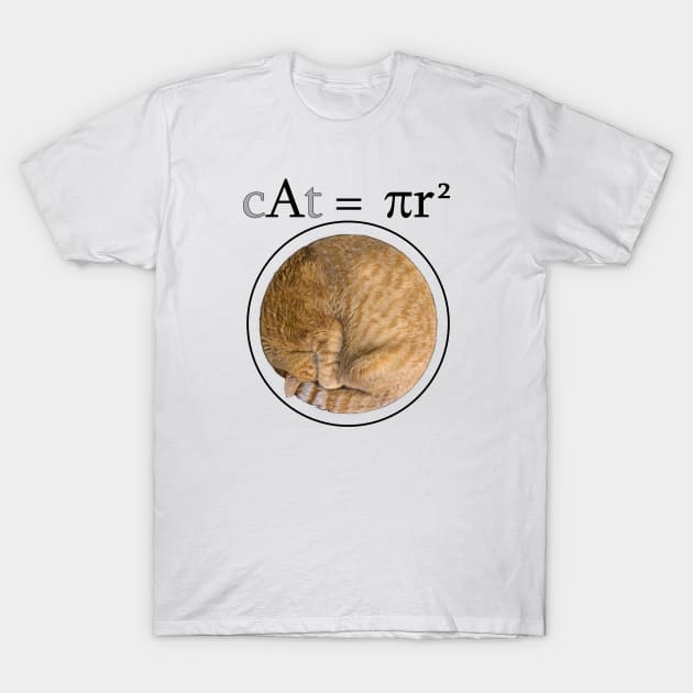 cAt = πr^2 T-Shirt by RawSunArt